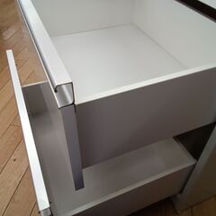 ★リユースのサカイつくば店★TK7277  レンジボード ホワイト H86.5×D50×W118 クリーニング済みの画像