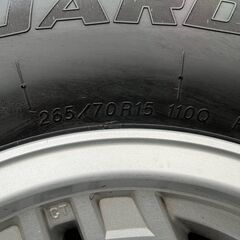 ランドクルーザー　ワイド用スタッドレスタイヤ&純正ホイール4本セットの画像