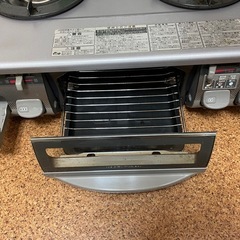 ガステーブル　グリル付き　両面無水の画像