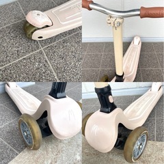 Moonlittle ベージュ キッズスクーターの画像