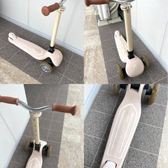 Moonlittle ベージュ キッズスクーターの画像