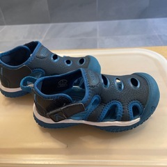 KEEN ベビーサンダル　青　15センチの画像