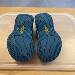 KEEN ベビーサンダル　青　15センチの画像