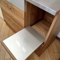 ★リユースのサカイつくば店★TK7279 末次家具 食器棚 ナチュラル H190.5×D50×W105 クリーニング済みの画像