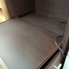 ★リユースのサカイつくば店★TK7281  食器棚 ブラウン H178×D38×W60 クリーニング済みの画像