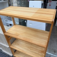 木製ラック　棚の画像