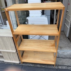 木製ラック　棚の画像