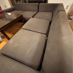 【お譲り先確定】大型ソファの画像