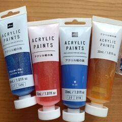 アクリル絵の具 ビーズの画像