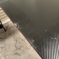 組み立て式L字型デスク　机　黒の画像