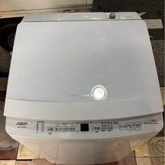 美品 AQUA 洗濯機 AQW-S70E3(W) 2024年製　7キロ洗濯機の画像