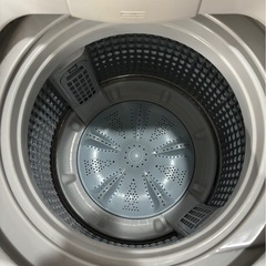 美品 AQUA 洗濯機 AQW-S70E3(W) 2024年製　7キロ洗濯機の画像