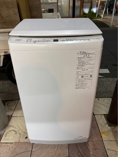 美品 AQUA 洗濯機 AQW-S70E3(W) 2024年製　7キロ洗濯機