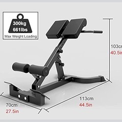  ハイパーエクステンションベンチの画像