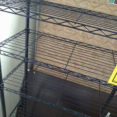 リユースのサカイ浦和店 【F342】★5段メタルラック ブラックの画像