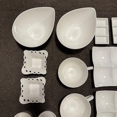 【食器】白い食器をまとめましたの画像