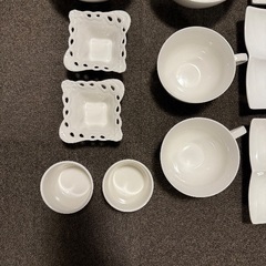 【食器】白い食器をまとめましたの画像