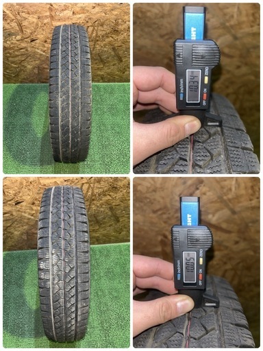 BS VL1 155/80R14 88/86N LT 23年 10mm
