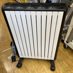 🤍オイルヒーター🖤De'Longhi (デロンギ) マルチダイナミックヒーター MDHU15-BK 電気ヒーター ゼロ風暖房 静音  表面温度約60℃ エコモード チャイルドロック [8-10畳] [ピュアホワイト×マットブラック] ヒーター ストーブ24時間デジタルタイマー NO.7520Ｆの画像