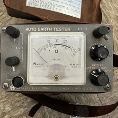 ムサシ オートアーステスター【ET-B】自動接地抵抗計 0～300V/0～200Ω 現状品の画像