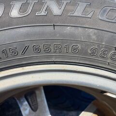 スタッドレス 215/65R16 ENKEI製ホイール 東北6県無料配送対応‼️爆安‼️最終値下げ‼️③超超超バリ溝❗ 国産ダンロップ ウィンターマックス❗ アルミ付き 国産 タイヤ !!　スタットレス　アルファード　ヴェルファイアの画像