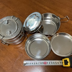 インド弁当箱　2個組の画像