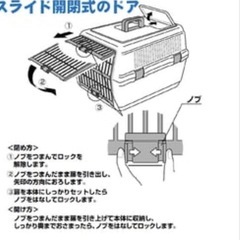 TRAVEL CARRY HC-730 ペットキャリー ライトグレーの画像