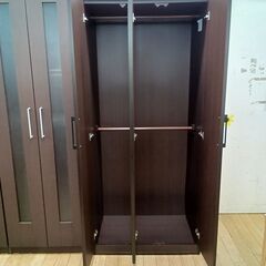 ★リユースのサカイつくば店★TK7289 サンウッディ ワードローブ ブラウン H180×D57.3×W81 クリーニング済みの画像
