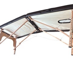 「【未使用】セブンエステ/エステ・マッサージ・整体用折り畳みベッド【顔枕・アームレスト付き】の画像