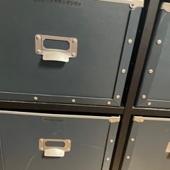 カラーボックス　黒✖️ネイビー　3✖️3の画像