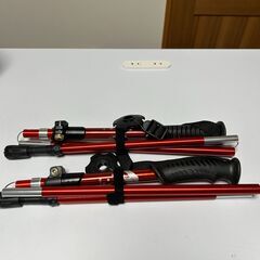 トレッキングポール 折り畳み式 登山ステッキ 軽量 ハイキングスティック 登山杖の画像