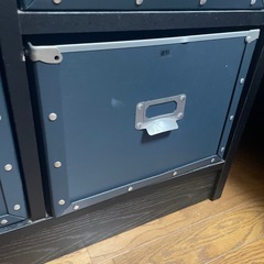 カラーボックス　黒✖️ネイビー　3✖️3の画像