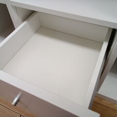 ★リユースのサカイつくば店★TK7290  収納棚 ホワイト H77×D40×W147 クリーニング済みの画像