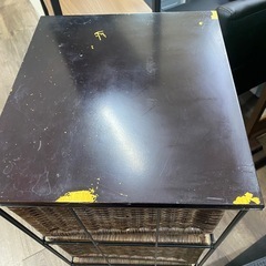 ラタン4段収納ボックス　キャスター付きの画像