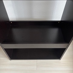 【美品】ハンガーラック キッズハンガーラック ランドセル収納 通園バッグ収納 収納ラック キッズ収納 お支度ボックスの画像