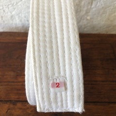 柔道帯　白　2号の画像