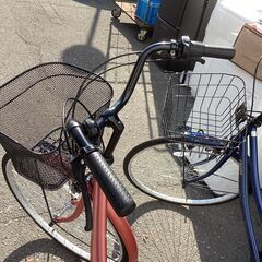 新品未使用🚴21テクノロジー🚴26インチ自転車(PK)🚴ダイナモライト🚴鍵付き🚴6段変速ギア🚴1522の画像