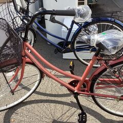 新品未使用🚴21テクノロジー🚴26インチ自転車(PK)🚴ダイナモライト🚴鍵付き🚴6段変速ギア🚴1522の画像