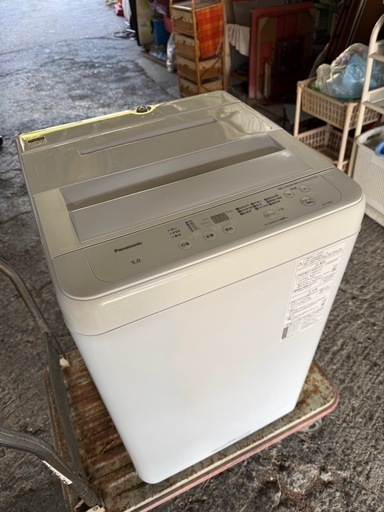 パナソニック 5．0kg全自動洗濯機 e angle select ホワイト NA-F5BE4-W