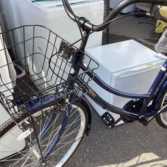 新品未使用🚴21テクノロジー🚴26インチ自転車(青)🚴ダイナモライト🚴鍵付き🚴1523の画像