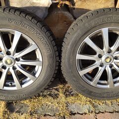 スタッドレスタイヤ・ヨコハマジオランダーⅡTSアルミホイール付き、215/65/16　4本セットの画像