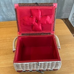 レトロ裁縫箱の画像