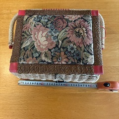 レトロ裁縫箱の画像