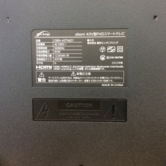 【GoogleTV搭載】液晶テレビ NewBridge OBN-40TW1 2021年製 40インチ スマートテレビの画像