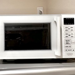 ほぼ新品 日立電子レンジ HMR-FT19A ホワイト 19L 2024年製の画像