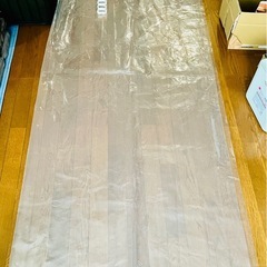 【16日までお値下げ！】耐水型　シャワーカーテン　フック付き　183×213cmの画像