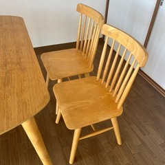 〈お取り引き中〉ダイニングテーブルセットの画像