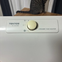 小型　セラミックファンヒーターの画像