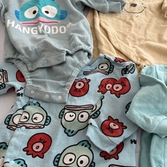 ロンパースセット80サイズの画像