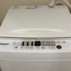 ハイセンス 5.5kg 全自動洗濯機 HW-E5504 洗濯機本体の画像
